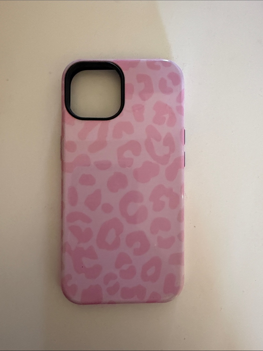 Pink Leopard Print iPhone 14 Case